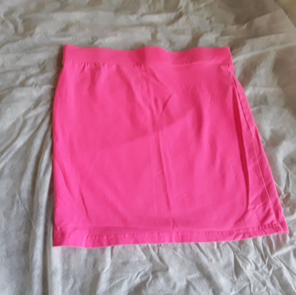 Y2K Barbie Core Neon Bodycon Mini Skirt